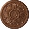 Ekena Millwork Edinburgh Ceiling Medallion (Fits Canopies up to 5 1/4"), 18"OD x 1 3/4"P, Polished Copper CM18EDPOS - alternate 1
